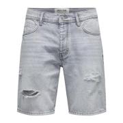 Urban Denim Shorts med Moderne Twist