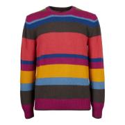 Fuchsia Uld Crew-Neck Sweater
