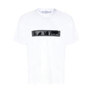 Hvid Herre Jean T-shirt