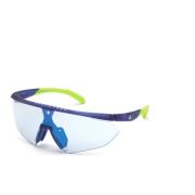 Blå Spejlet Solbriller SP0015-91X