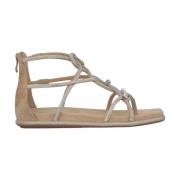 Glitrende Flad Sandal