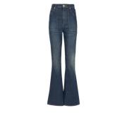 Vintage flared denim jeans