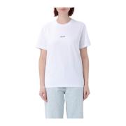 Hvid T-shirt med frontlogo