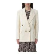 Dobbeltbrystet Ivory Blazer