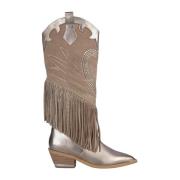 Glitrende Fringed Cowboy Boot