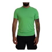 Grøn Modal Crewneck T-shirt