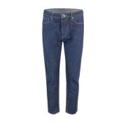 Blå Jeans 5-lomme Lynlås Knaplukning