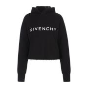 Sort Oversize Hoodie med Archetype Signatur