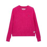 Strikket Crewneck Sweater