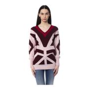 Oversized V-neck Wool Sweater