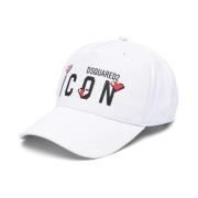 ICON Logo Baseball Cap Hvid