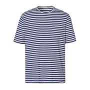 Bomuld-linned Jersey T-shirt med Lomme