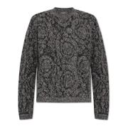 Sweater med 'Barocco' motiv