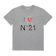 T-shirt med I love N°21 logo