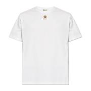 T-shirt med broderet logo