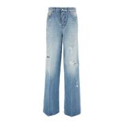 Wide-leg Denim Traveller Jeans