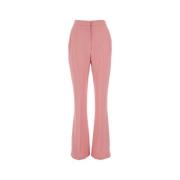 Pink Crepe Cigarette Pant