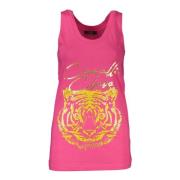 Dame Tank Top med Brede Skuldre og Logo