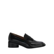 Sort kalveskind Paris Band Loafers Mocasin Banda