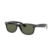 Klassiske Wayfarer solbriller i sort/grøn