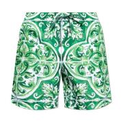 Badeshorts med 'Majolica' print