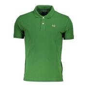 Stilfuld Grøn Polo Skjorte