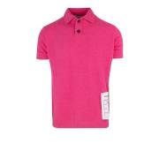 Pink Polo Shirt Kortærmet Bomuld