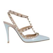 Rockstud Patent Læder Pumps