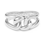 Mens Sterling Silver Knot Ring