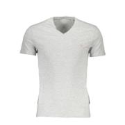 Slim Fit Grå Bomuld T-Shirt