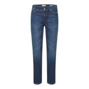 Blå Piper Cropped Jeans