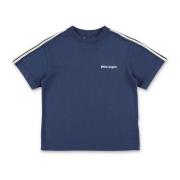 Blå Track T-shirt med Striber