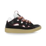 Sort Ruskind Sneakers Tech Stof