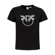 Love Birds Broderet T-shirt