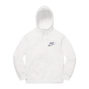 Begrænset udgave Half Zip Hoodie Hvid