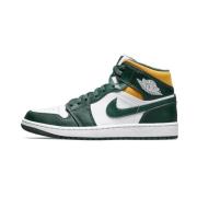 Grøn/Gul Air Jordan 1 Mid Sonics