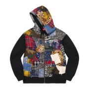 Patchwork Zip Up Hoodie Limited Edition