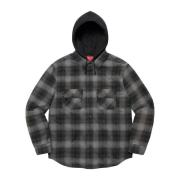 Begrænset udgave Flannel Zip Up Skjorte