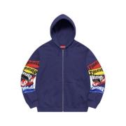 Begrænset udgave Multi Logo Zip Up Hoodie