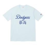 Los Angeles Dodgers Kanji Tee Pale Blue