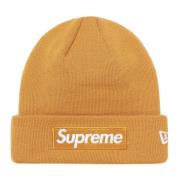 Begrænset udgave Box Logo Beanie Lys Sennep