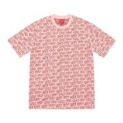 Word Bubble Jacquard Top Peach