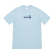 Klassisk Warning Tee Dusty Blue