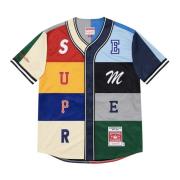 Begrænset udgave Patchwork Baseball Jersey Multicolor