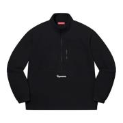 Sort Polartec Half Zip Pullover