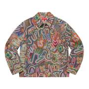 Begrænset udgave Chainstitch Denim Jacket Multicolor