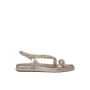 Glitter Slange Flad Sandal