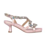 Rhinestone Kitten Sandal