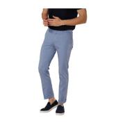 Stræk satin chino bukser regular fit