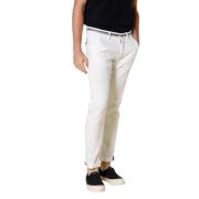 Slim Fit Linned Bomuld Chino Bukser